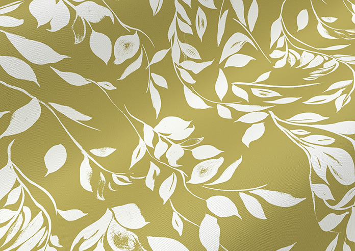 Hanging Greenery, Chartreuse - Twist&Fit Roller Blind - Image 4